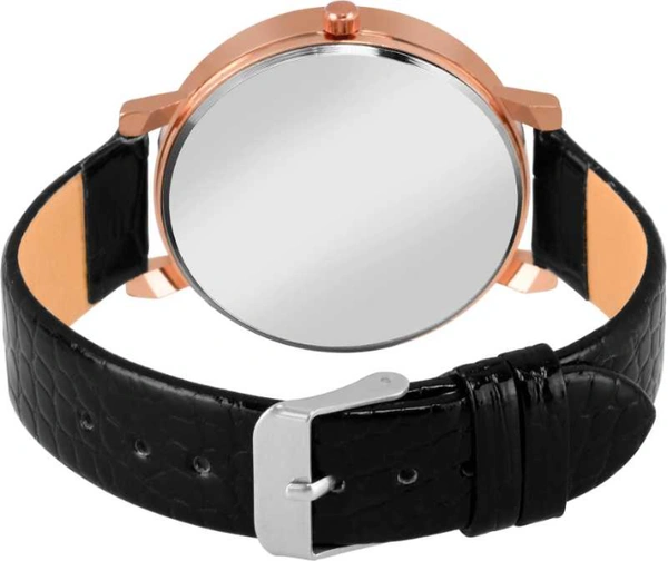 MxRe - ROUND ANALOG WATCH (WOMEN) - BLACK
