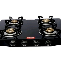 Gas Stove 4 Burner - black, free