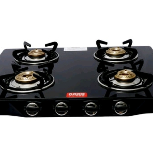 Gas Stove 4 Burner - black, free