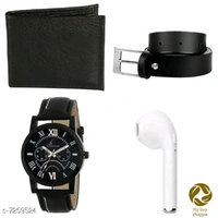 Combo of Men's Analog Watches with Mobile Accessories

