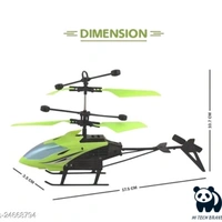 Kids Helicopter  - Red and green, free size