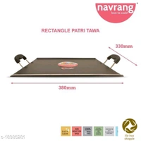 Navrang Non Stick Aluminium Rectangle Tawa 330mm,Black Hammertone -Non Induction
Material: Non-stickType: Non-stickPack: Pack of 1Length: 45 cmBreadth: 33 cmHeight: 6.5 cmSize