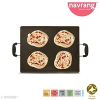 Navrang Non Stick Aluminium Rectangle Tawa 330mm,Black Hammertone -Non Induction
Material: Non-stickType: Non-stickPack: Pack of 1Length: 45 cmBreadth: 33 cmHeight: 6.5 cmSize