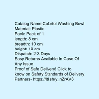 Colorful Washing Bowl