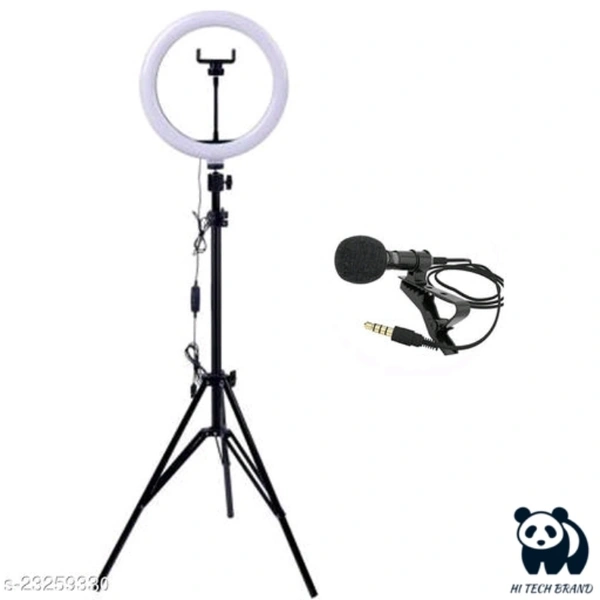 Selfie Light With 6.9 Feet Tripod & Coller Mic