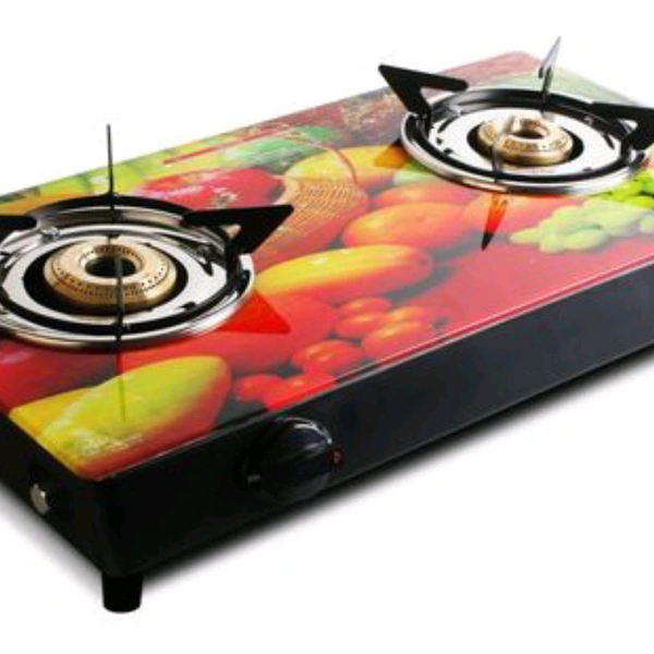 goodflame 2 burner ms kwid plus digital gas stove with brass burner(multi colours)