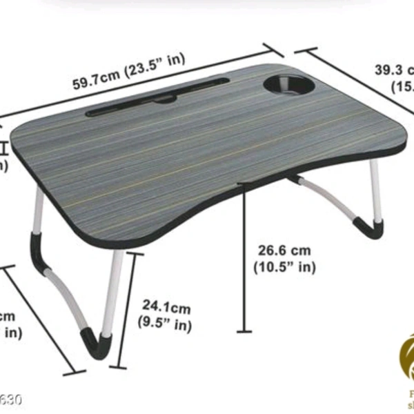 Multi-Purpose Desk with adjustable legs (with non-slip grip) . Easy to use Laptop Desk/Study Table/Work desk