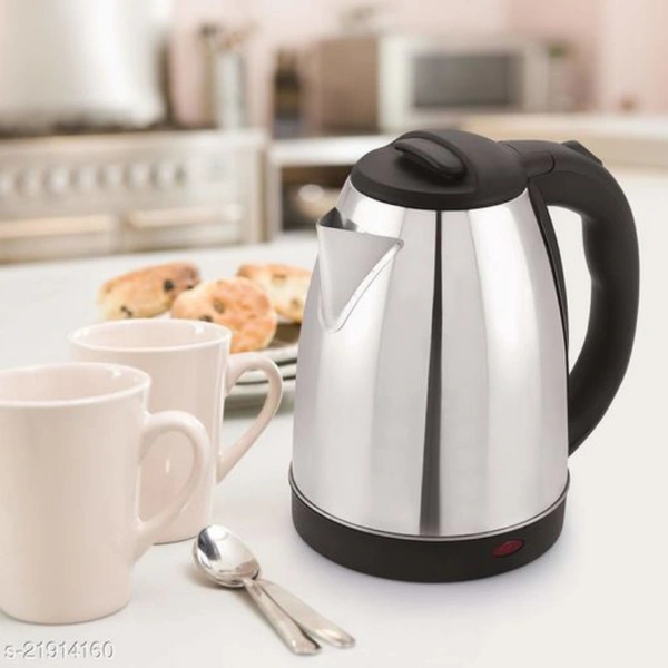 Scarlett Stainless Steel Electric Kettle | Auto Shut Off Multipurpose | Extra Large Cattle Electric with Handle Hot Water Tea