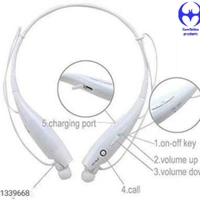 Edge Wireless Bluetooth Neckband With Mic (Black)