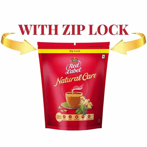 Brooke Bond Red Label Natural Care Tea Natural Care Tea, Chai Made With 5 Ayurvedic Herbs, 1 Kg - 1kg