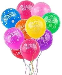 Devi Store  Happy Birthday Print Balloon  - M