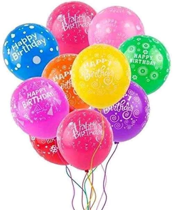 Devi Store  Happy Birthday Print Balloon  - M