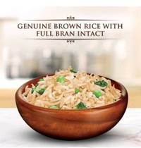 Daawat Brown, Cooks in 15-minute, Full Bran Intact, Fibre-Rich Basmati Rice, 5 Kg