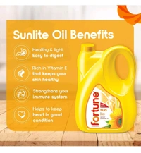 Fortune Sunlite Refined Sunflower Oil, 5L Jar
