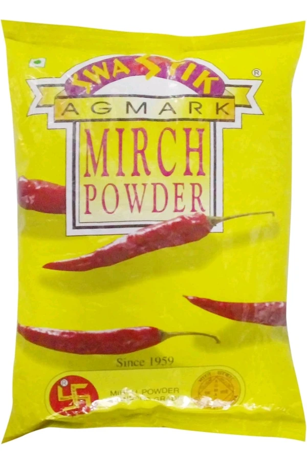  Swastik Powder - Mirch, 500g Pouch