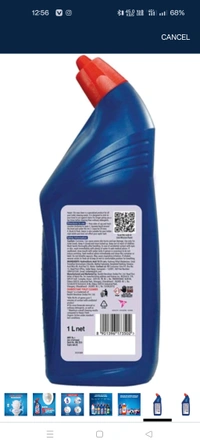 Harpic 1 Litre (Pack of 3) - Original, Disinfectant Toilet Cleaner Liquid | Suitable for Toilet Bowls