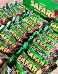 Gandour Safari Caramel Crunch 30Bars (30X 10G), 300 Gm - 30, Japanese Laurel