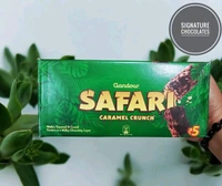 Gandour Safari Caramel Crunch 30Bars (30X 10G), 300 Gm - 30, Japanese Laurel