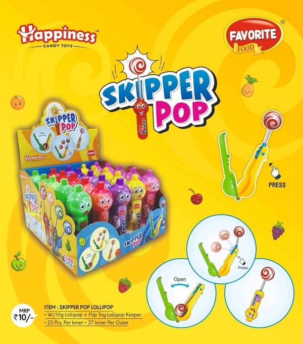 Favorite  Skipper Pop 25pc Box