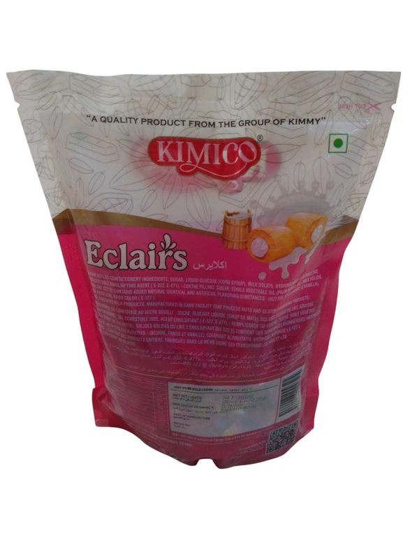 Kimico  Eclairs Straberry Flover Toffes|100pc Packet 