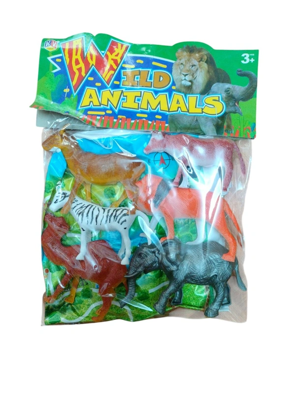 K.V Impex Wild Animals Toys Set
