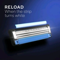 Gillette Mach3 Shaving Blades - Pack of 10 (Cartridges) | Razor blades for Men | Value Pack for upto 1 year of shaving | Anti-friction Blades for a comfortable shave | For sensitive skin & safe shave