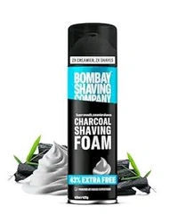 Bombay Shaving Company Charcoal Shaving Foam for Men, 425g (43% Extra) | More than 100 shaves | Activated Charcoal and Moroccan Argan Oil || Prime Exclusive Foam