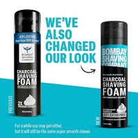 Bombay Shaving Company Charcoal Shaving Foam for Men, 425g (43% Extra) | More than 100 shaves | Activated Charcoal and Moroccan Argan Oil || Prime Exclusive Foam