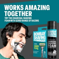 Bombay Shaving Company Charcoal Shaving Foam for Men, 425g (43% Extra) | More than 100 shaves | Activated Charcoal and Moroccan Argan Oil || Prime Exclusive Foam