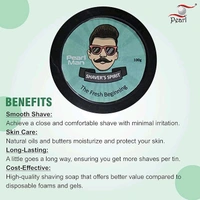 PEARL, Man the artisan shaving soap shaver’s spirit PMSS21, Black