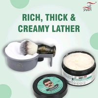 PEARL, Man the artisan shaving soap shaver’s spirit PMSS21, Black