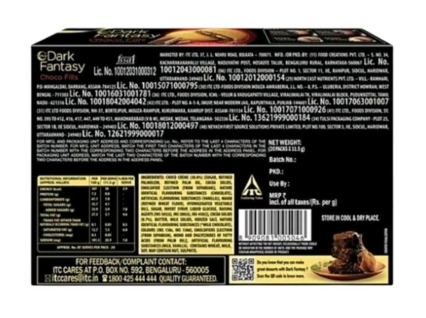 Sunfeast Dark Fantasy Choco Fills | Original Filled Cookies with Choco Crème | Perfect Snack