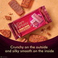 Sunfeast Dark Fantasy Bourbon, Classic Biscuit Made With Real Chocolate