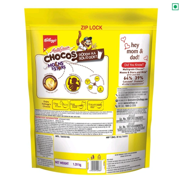 Kellogg's Multigrain Chocos Moons & Stars | No-MaidaShare.Net Qty: 1.2 kg
