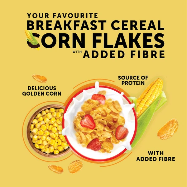 Corn Flakes Bagrrys Corn Flakes Plus Original Healthier - Added FibreShare.Net Qty: 800 g