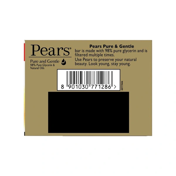 Pears Pure & Gentle Soap (125 g) - Pack of 5