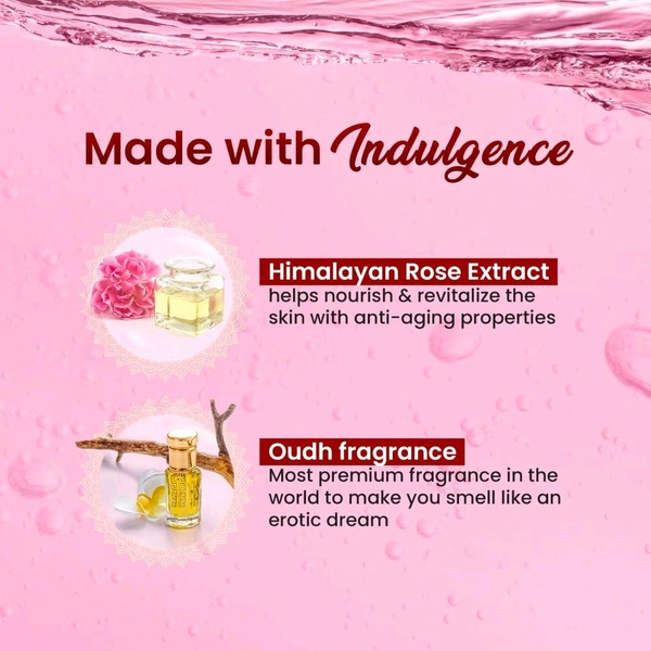 Dabur Gulabari Shower Gel (Himalayan Rose & Oudh)250ml - 250ml