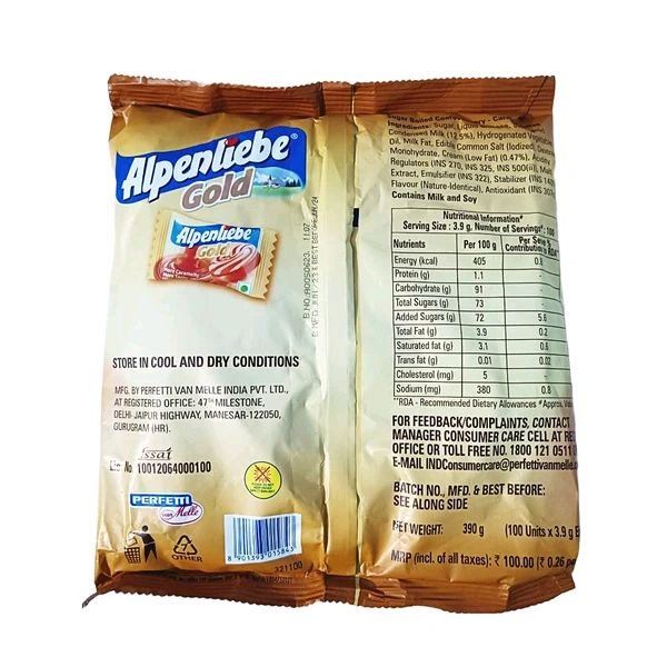Perfetti Alpenliebe Gold -₹1