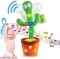 Talking Cactus Baby Toys Rechargeable Toys for Kids Dancing Cactus Toys Can Sing Wriggle & Singing Recording Repeat What You Say Funny Education Toys for Children Playing Home Decor for Kids