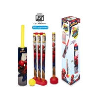 King Krab Spiderman T20 Blast Cricket Kit Size - 4 (Multicolor)