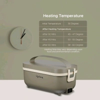 Lunch Box Lifelong Stainless Steel Electric Lunch Box (950 ml, Light Green)