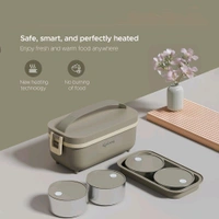 Lunch Box Lifelong Stainless Steel Electric Lunch Box (950 ml, Light Green)