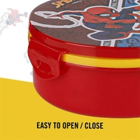 Cello Tiffy Spiderman Insulated Plastic Lunch Set for Kids (Multicolor)