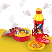 Cello Tiffy Spiderman Insulated Plastic Lunch Set for Kids (Multicolor)