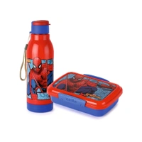 Cello Spiderman Insulated Lunch Set (Red & Blue)
