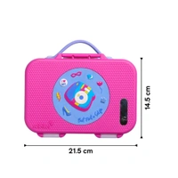 Rabitat Munchbee Tritan Lunch Box (1000 ml, Pink)