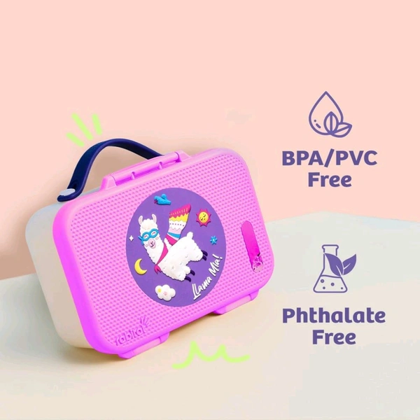 Rabitat Munchbee Tritan Lunch Box (1000 ml, Pink)