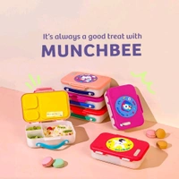 Rabitat Munchbee Tritan Lunch Box (1000 ml, Pink)