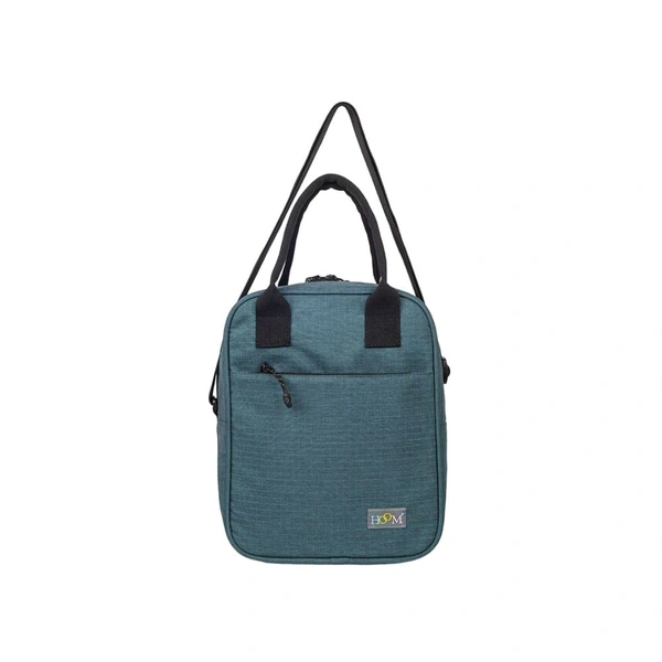 QIPS Insulated 100% polyester Lunch Bag (7 ltrs, Sea Green) - Teal