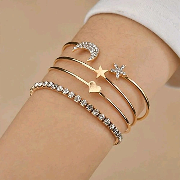 Jewellery  Jewels Galaxy Strand Bracelet Set (Golden)